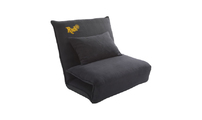 Sill&oacute;n infantil convertible negro ROCK