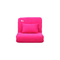 Sill&oacute;n infantil convertible rosa MARCHANDE