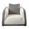 Sill&oacute;n ITALIA de color blanco y gris ceniza