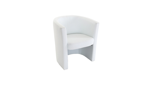 Sill&oacute;n Pretty color blanco image 1