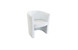 Sill&oacute;n Pretty color blanco image 1