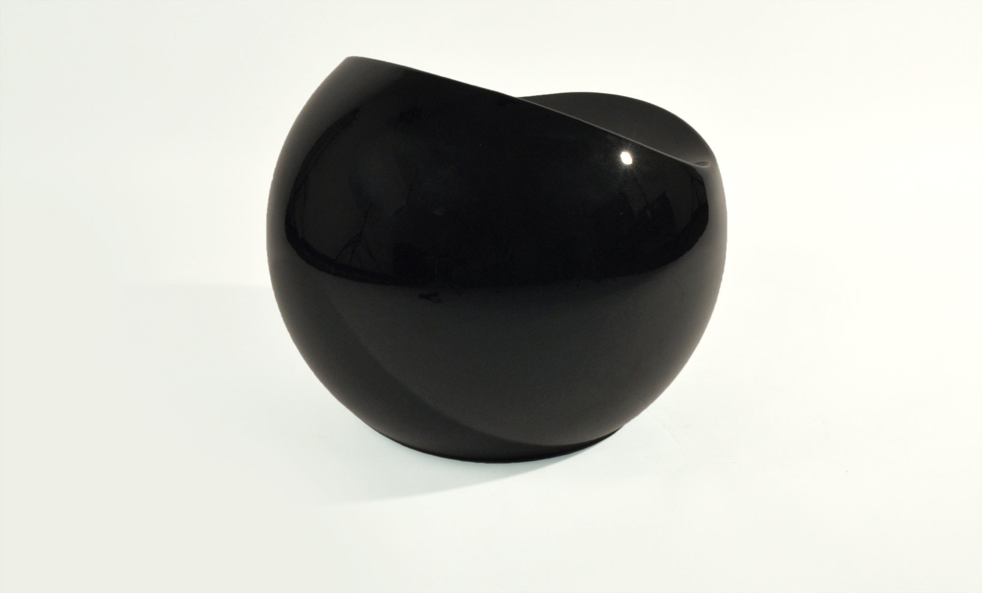 Sillon / puf de dise&ntilde;o negro COMFY BALL