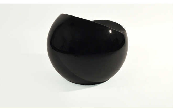Sillon / puf de dise&ntilde;o negro COMFY BALL
