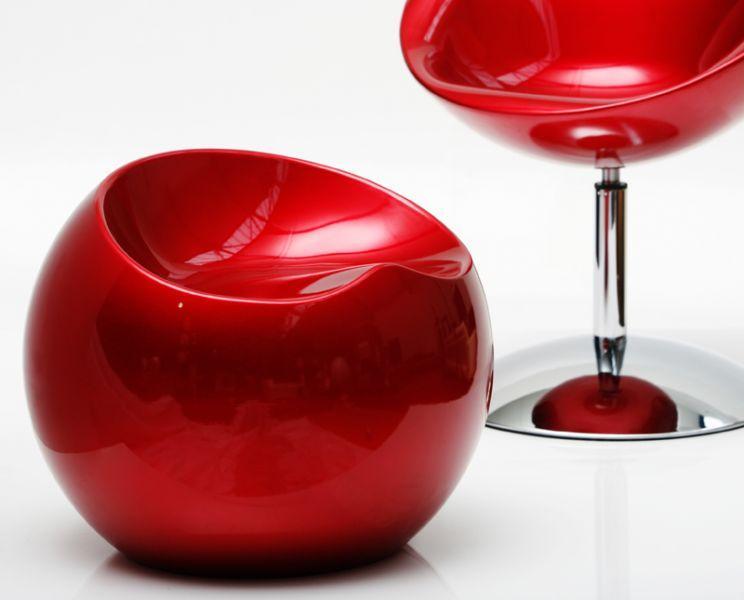 Sillon / puf rojo COMFY BALL image 1