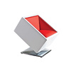 Sill&oacute;n / Silla de dise&ntilde;o blanca y roja SQUARE BOX 
