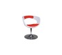 Sill&oacute;n /  silla de dise&ntilde;o blanco y rojo GROOVY