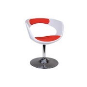 Sill&oacute;n /  silla de dise&ntilde;o blanco y rojo GROOVY image pub1