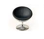 Sill&oacute;n / silla de dise&ntilde;o plateado y negro de ABS y poliuretano Stanley image 2