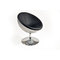 Sill&oacute;n / silla de dise&ntilde;o plateado y negro de ABS y poliuretano Stanley image pub1