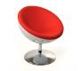 Sill&oacute;n / silla de dise&ntilde;o STANLEY blanco y rojo de ABS y poliuretano 