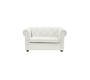 Sof&aacute; BABY CHESTERFIELD  2 plazas de color blanco