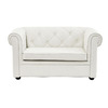 Sof&aacute; BABY CHESTERFIELD  2 plazas de color blanco