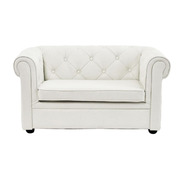 Sof&aacute; BABY CHESTERFIELD  2 plazas de color blanco image pub1