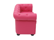 Sof&aacute; BABY CHESTERFIELD  2 plazas de color frambuesa 