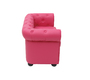Sof&aacute; BABY CHESTERFIELD  2 plazas de color frambuesa 