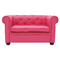 Sof&aacute; BABY CHESTERFIELD  2 plazas de color frambuesa 