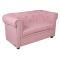 Sof&aacute; BABY CHESTERFIELD  2 plazas de color - rosa claro