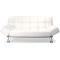 Sof&aacute;-cama 3 plazas MANHATTAN color blanco y de cuero