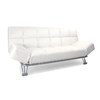 Sof&aacute;-cama 3 plazas MANHATTAN color blanco y de cuero image pub1