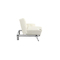 sofa-cama 3 plazas MANHATTAN color blanco y de cuero