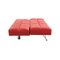 Sofa-cama 3 plazas MANHATTAN color rojo-cuero