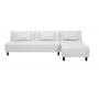 Sof&aacute;-cama  rinconero HOUSTON blanco de poliuretano 