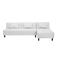 Sof&aacute;-cama  rinconero HOUSTON blanco de poliuretano 