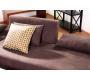 Sof&aacute;-cama rinconero  HOUSTON chocolate de micro fibras  image 4