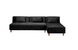 Sof&aacute;-cama rinconero HOUSTON negro de micro fibras  image 1