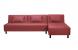 Sof&aacute;-cama rinconero HOUSTON rojo de poliuretano  image 1