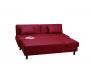Sof&aacute;-cama rinconero HOUSTON rojo de poliuretano  image 2