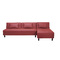 Sof&aacute;-cama rinconero HOUSTON rojo de poliuretano  image pub1