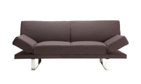 Sof&aacute; convertible de dise&ntilde;o marr&oacute;n ATLANTA