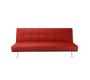 Sof&aacute; moderno PHOENIX 3 plazas rojo de poliuretano