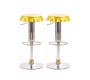 Taburete de bar / cocina ajustables NEW CAPSULE � de color oro