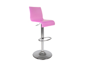 Taburete de bar/ cocina NEW SATURNE de color rosa