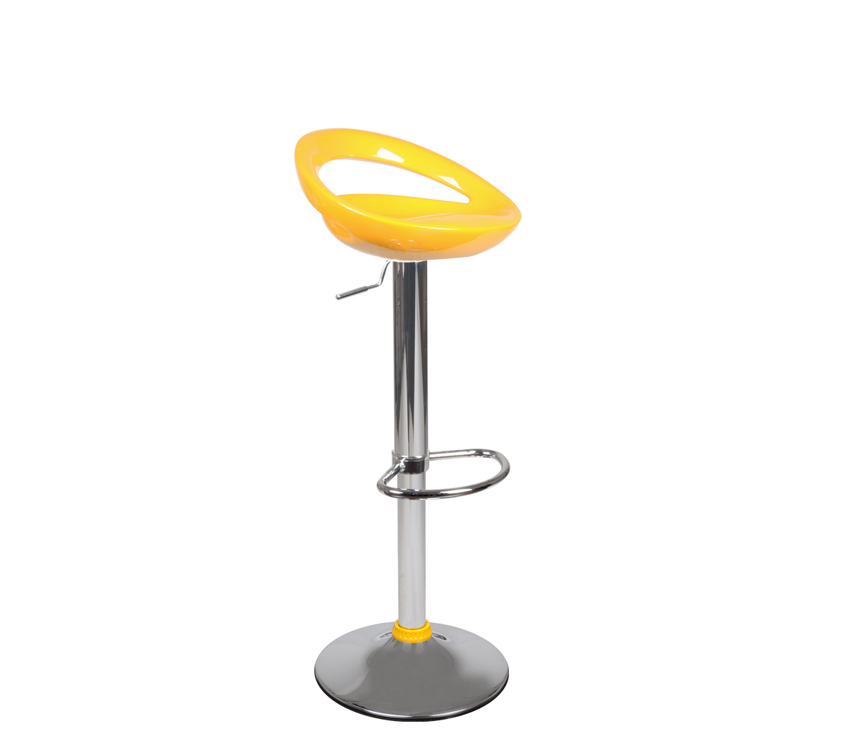 Taburete de bar COMET color amarillo