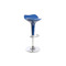 Taburete de bar de dise&ntilde;o azul URANUS
