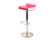 Taburete de bar de dise&ntilde;o bicolor rosa y blanco ICE POP