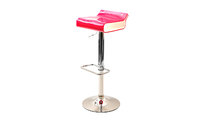 Taburete de bar de dise&ntilde;o bicolor rosa y blanco ICE POP