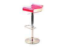 Taburete de bar de dise&ntilde;o bicolor rosa y blanco ICE POP