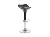 Taburete de bar de dise&ntilde;o negro URANUS