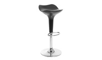 Taburete de bar de dise&ntilde;o negro URANUS