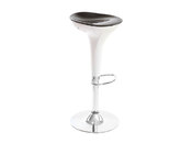 Taburete de bar de dise&ntilde;o negro y blanco JUPITER