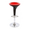  Taburete de bar de dise&ntilde;o negro y rojo JUPITER