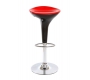  Taburete de bar de dise&ntilde;o negro y rojo JUPITER