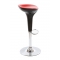  Taburete de bar de dise&ntilde;o negro y rojo JUPITER