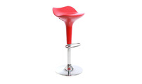 Taburete de bar de dise&ntilde;o rojo URANUS