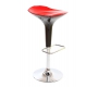 Taburete de bar de dise&ntilde;o rojo y negro VENUS