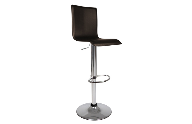 Taburete de bar lounge SURF ALTO color chocolate